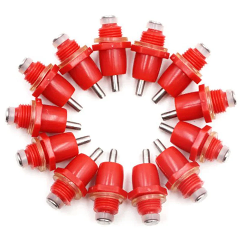 500 куриных ниппелей с резьбой ручка водопровода для фиксации питьевой воды птицы