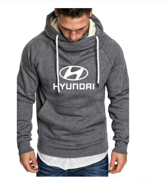 

2020 NEW Men for Hyundai Motor Car Logo Print Sweatshirt Mens Hoodie hiphop harajuku Fashion Casual Fleece tracksuit