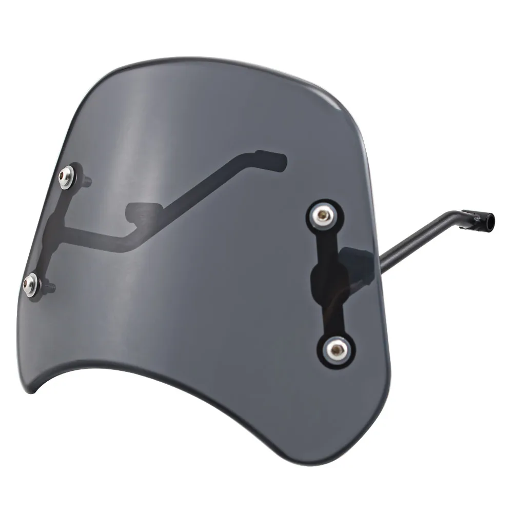 

Smoke Vintage Sport Wind Deflector Windshield For Benelli Leoncino 250 500 Trail Models Instrument Visor Protector Accessories
