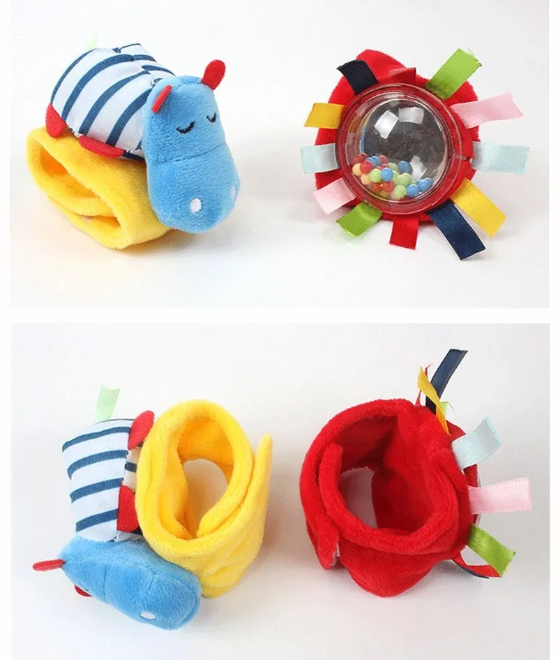 

Детские мягкие плюшевые погремушки для новорожденных 0-12 месяцев