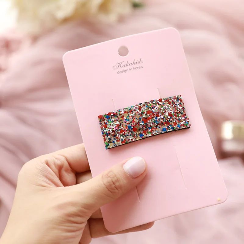 4 шт./компл. детские заколки для волос с блестками головной убор милые аксессуары