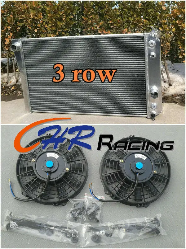 Алюминиевый радиатор + вентилятор для Chevrolet Chevy S10 (с преобразованием V8) AT/MT 1982-2002 |