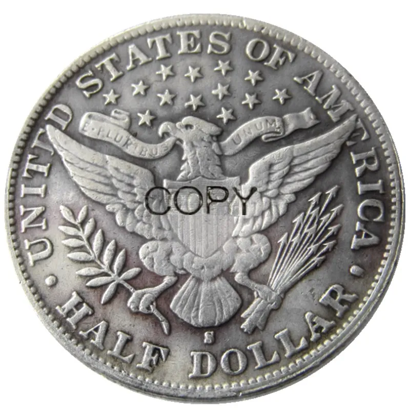 США 1910PS копии монет доллар посеребренные копии монет - Цвет: S