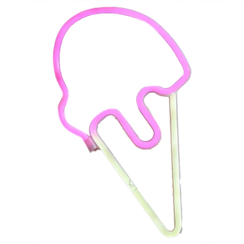 

Led Ice Cream Neon Light Wall Art Night Light Room Decoration Light Ice Cream Neon Light
