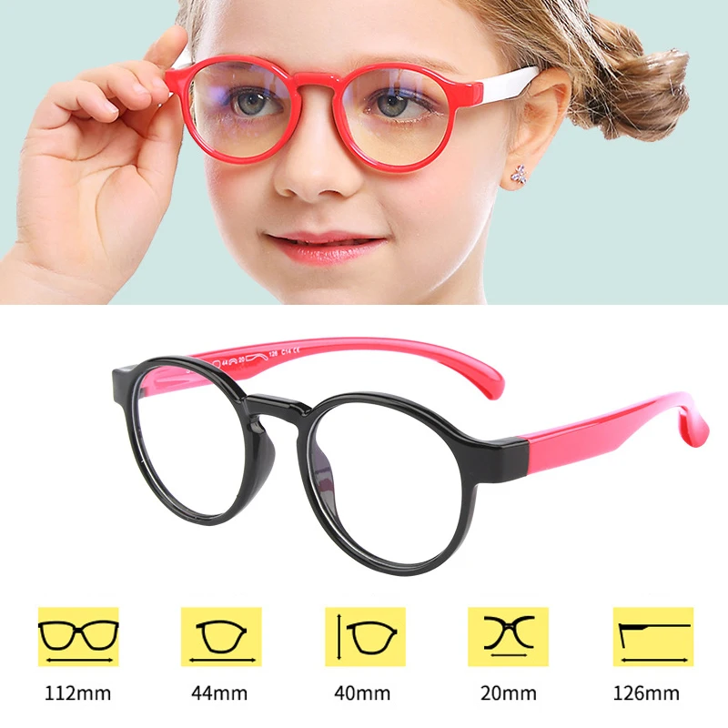 Синий светильник детские оптические очки женские оправа силиконовые для детей