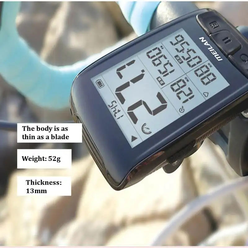

Waterproof Bike Computer Wireless MTB Road Bike Cycling GPS Odometer Stopwatch Speedometer Heart Rate Monitor Cycling Computers