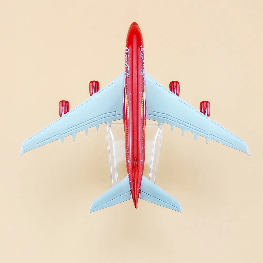 Металлический самолет 16 см модель самолета airairbus 380 A380 со стойкой в подарок|gift|gift