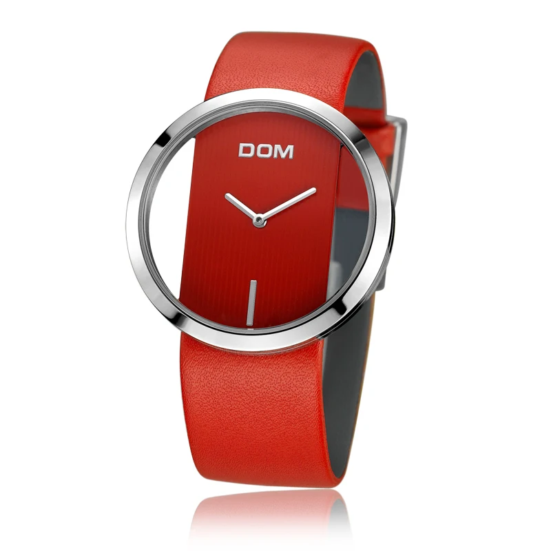 2021NEW DOM fashion Women Watches Japan Movement Women's watches Quartz Watch wristwatch girl waterproof simple Clock genuine enlarge