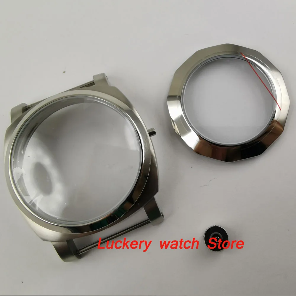 44 мм parnis из нержавеющей стали матовый чехол fit 6497 6498 ST 36 movement-BK08
