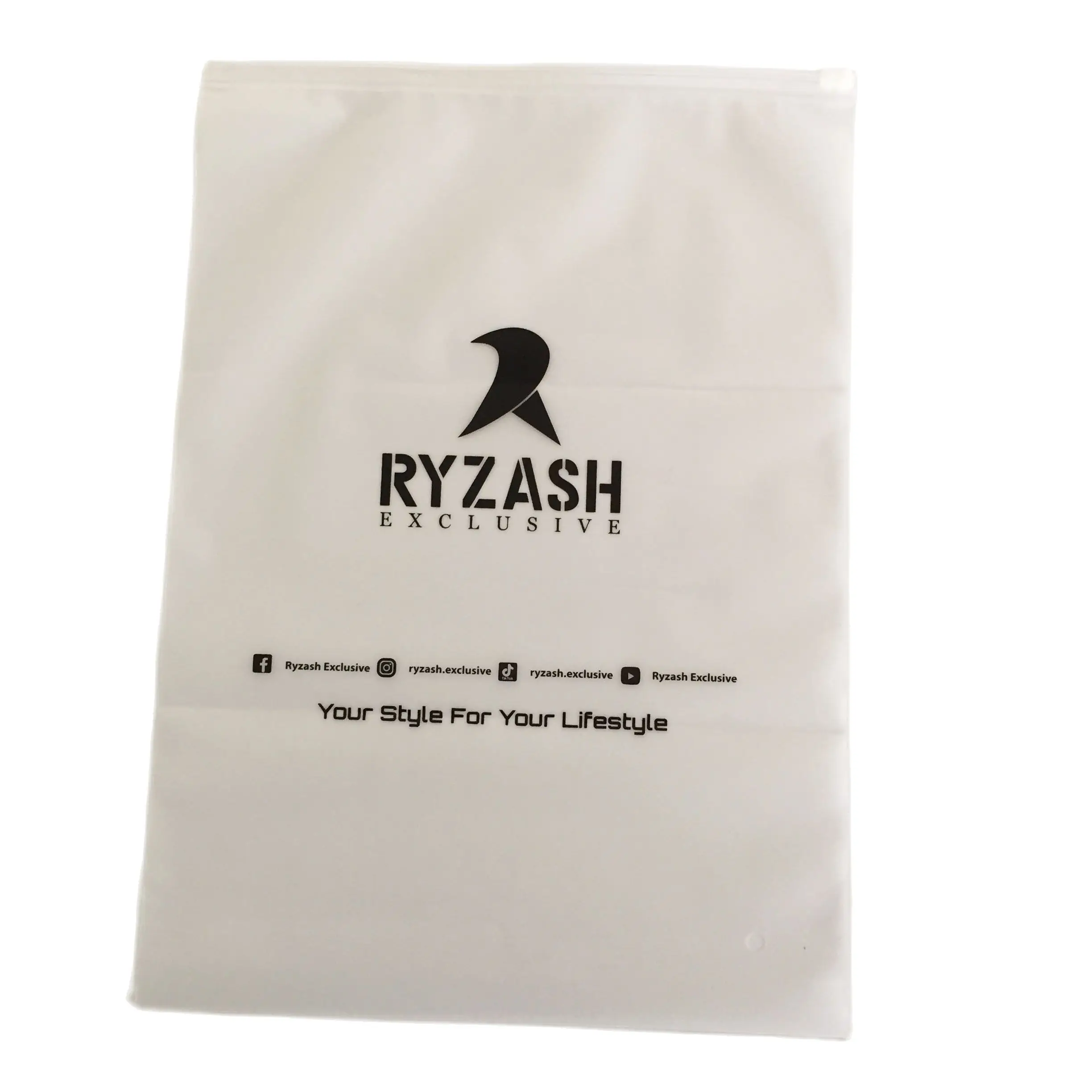 

Cheaper Price Custom Logo Print PE Clear Frosted Zipper Lock Plastic Bag For Packaging