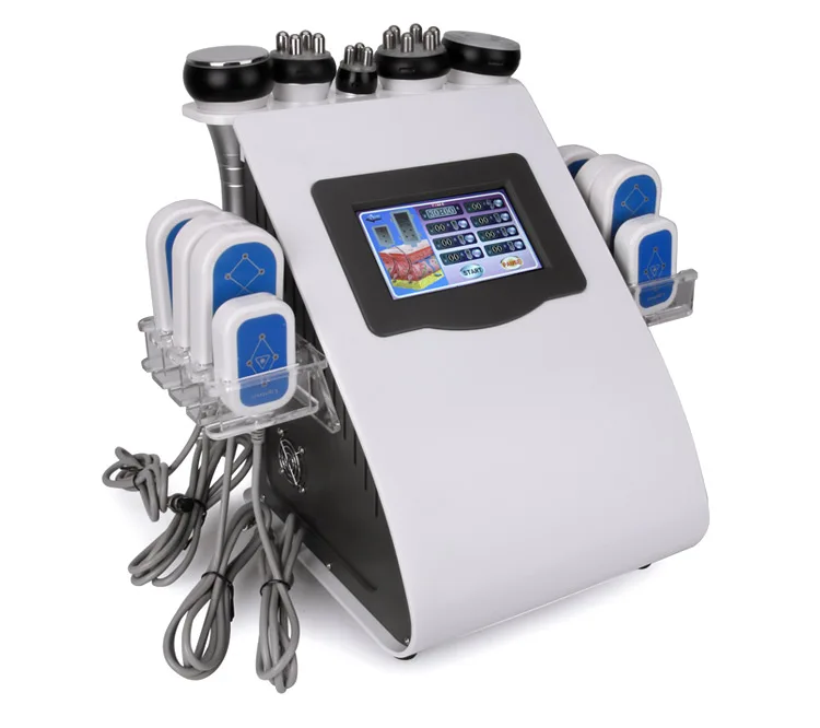 Goedkoop 2020 Hot Koop Draagbare Schoonheidssalon 6 In 1 Rf Cavitatie Vet 40K Ultrasone Rf Liop Cavitatie Vacuüm Body Gewichtsverlies Machine