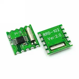 Taidacent High Sensitivity Low Power Ultra Small FM Stereo Radio Module RDA5807M RRD-102V2.0 Stereo Radio Module