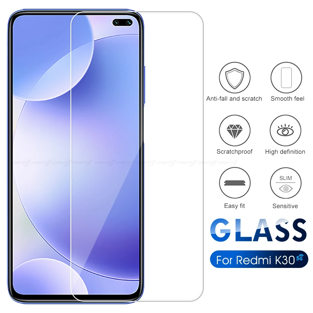 Защитное стекло закаленное для Xiaomi Redmi Note 8 7 6 5 Pro K30 Защитная пленка стеклянная