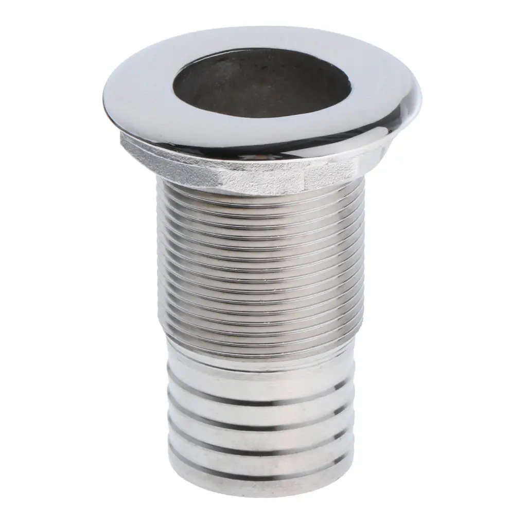 

Stainless Boat Thru Hull Fitting Drain Joint Heavy Duty For Boat Yacht 1/4"