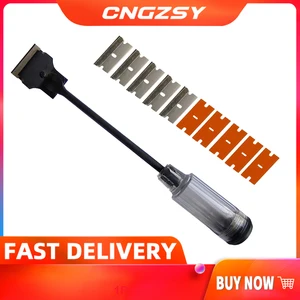 Силиконовый скребок для стекла и цемента, инструмент для герметизации, шпатель для чистки пола и плитки, лопатка для клея E38 E39