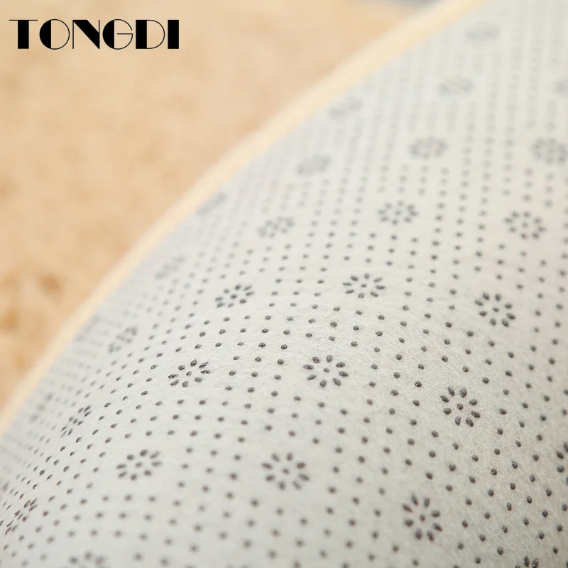 TONGDI 3 шт. коврик для ванной комнаты Декоративные Мягкие Нескользящие коврики