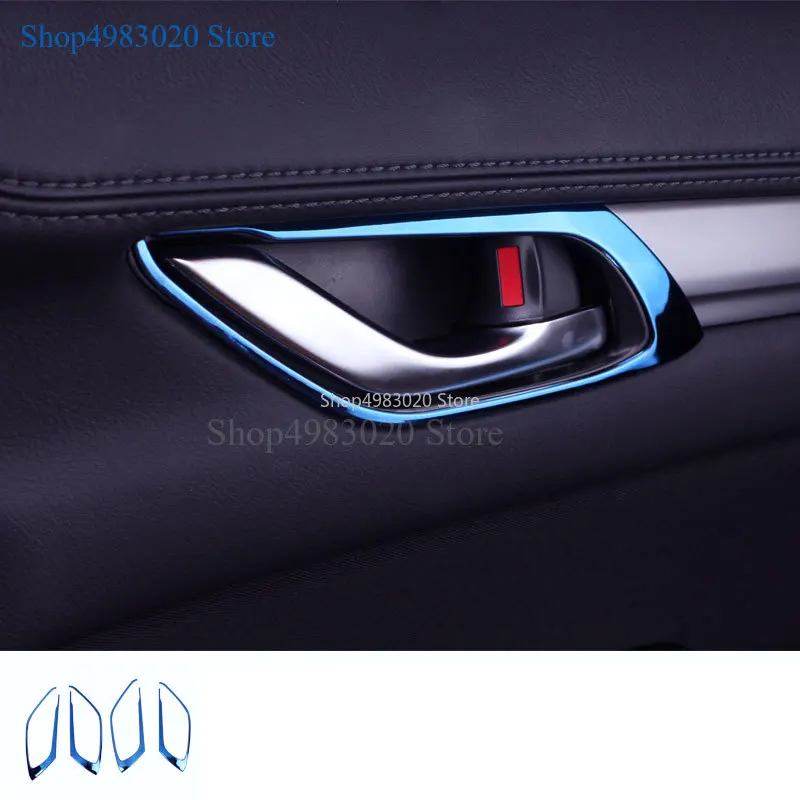 Чехлы для автомобильных ручек и чашек MAZDA хромированная Накладка стайлинга