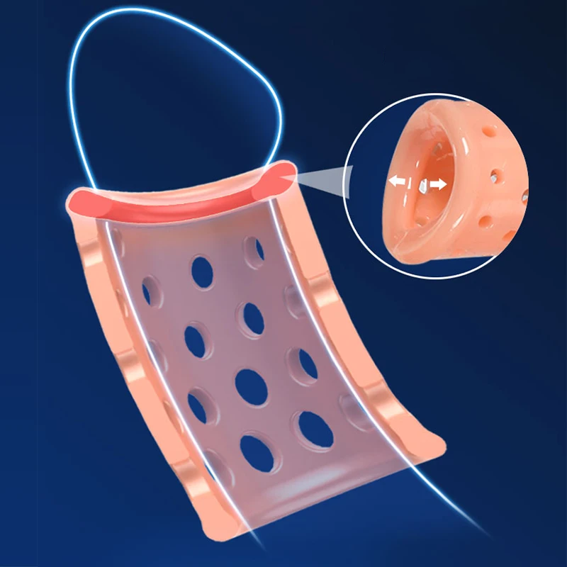 5 ШТ. Пенис Glans Foreskin Коррекция Мужской Целомудрие Устройство Кольцо Пениса