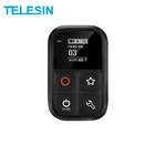 Telesin 80 м беспроводной пульт дистанционного управления ler OLED самосветящийся экран для GoPro Hero 8 7 6 5 3 + 4 сеанс камера набор дистанционного управления