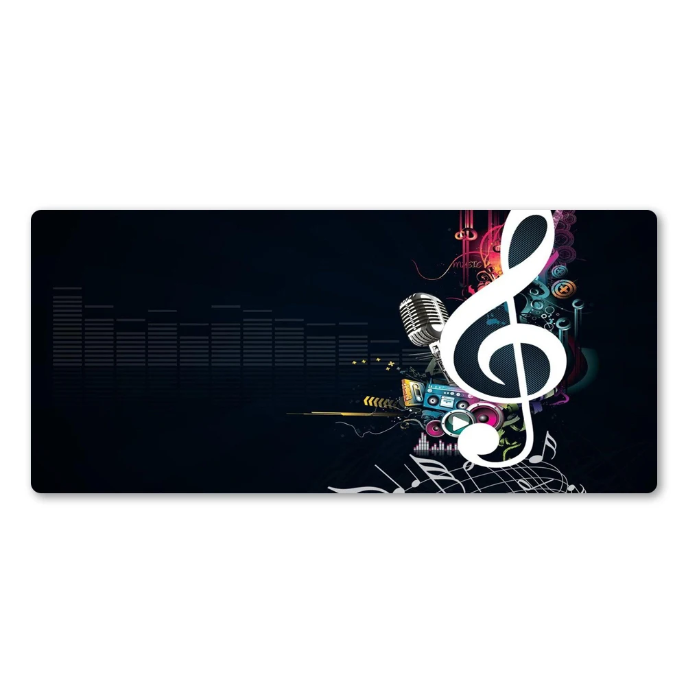 Beautiful Music Mouse Pad Rubber PC Game Players Personality Novel Laptop Keyboard Large Table Gamer Christmas Gifts | Компьютеры и