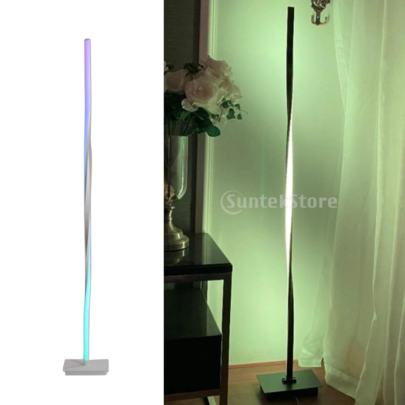 

Corner LED Floor Lamp RGB Lighting with Remote Control
