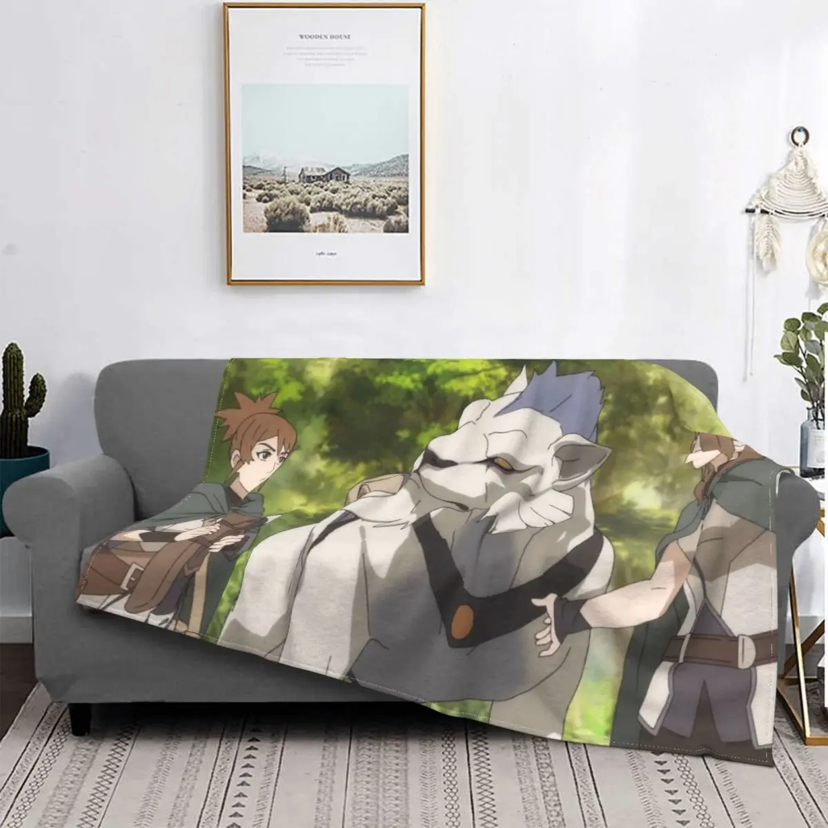 

Dota Dragon's Blood Luna Epic Fantasy Animated Blankets Coral Fleece Plush Decoration Bedroom Bedding Couch Bedspread