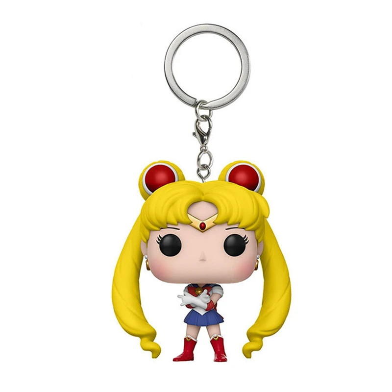 Карманный Брелок Сейлор Мун Чиби чибисша цепочка для ключей экшн фигурка