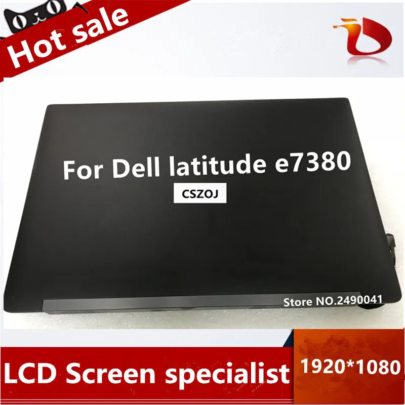 Бесплатная доставка 13-дюймовый ЖК-экран для Dell latitude e7380 FHD 1920*1080 без сенсорного