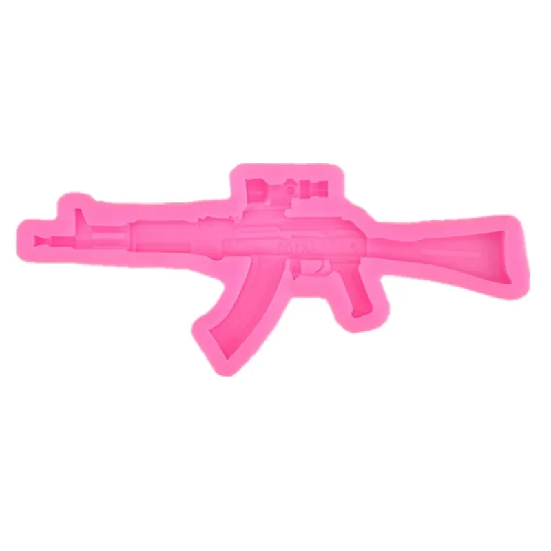 1Pcs Machine gun shape silicone soft candy mold cake decorating tool chocolate Soft Candy Mold | Дом и сад