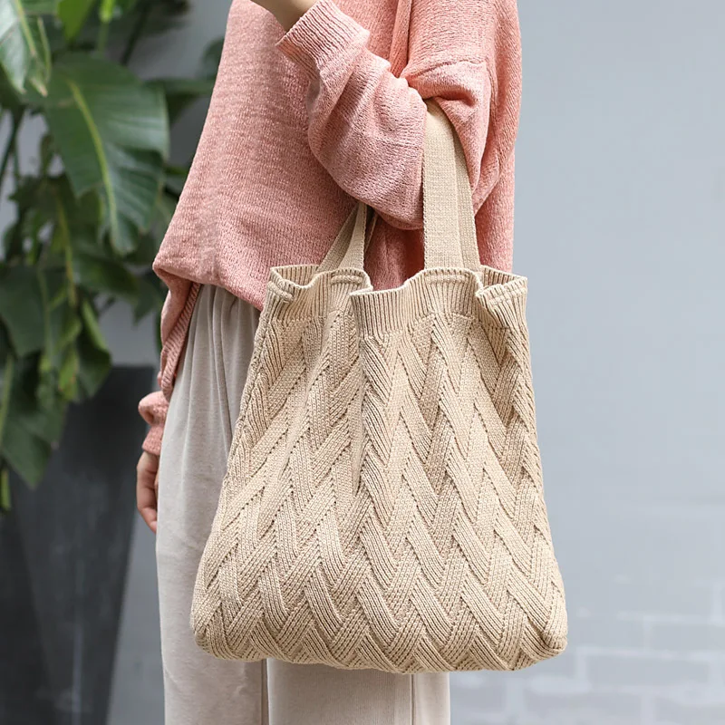 Ретро Вельветовая Холщовая Сумка простая однотонная художественная сумка на