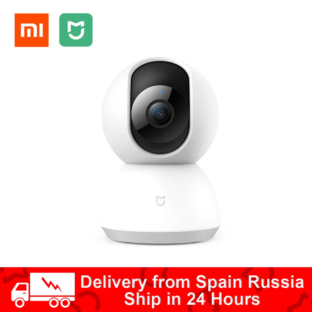 Оригинальная смарт-камера Xiaomi Mijia 1080 P, ip-камера, веб-камера, видеокамера, 360 угол обзора, Wi-Fi, беспроводное ночное видение, AI, улучшенное Обнаружение движения