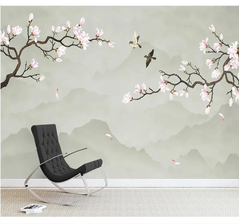 Настенный фон для дома на заказ новая настенная бумага в китайском стиле