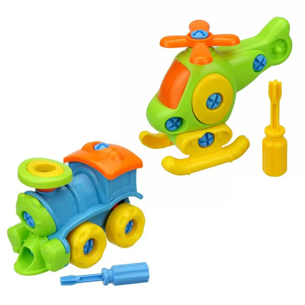 

Kids Baby Early Learning Airplane Disassembly Assembly Puzzle Educational Toys