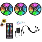 Лента светодиодная с синхронизацией музыки, 51015 м, 5050 RGB