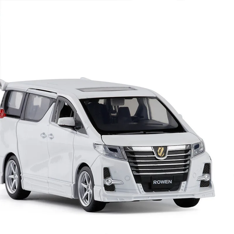 Изысканный 1:32 Toyota Elfa металлический сплав модель литье под давлением звук и свет