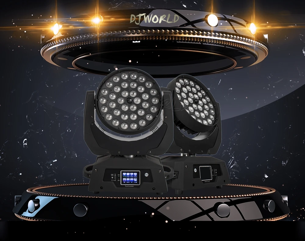 Светодиодный 36x18 Вт RGBWA+ УФ зум перемещение головы 6in1 светодиодный стирка DMX512 Прямая с фабрики Dj диско-сценическое освещение для вечерние обувь для ночного клуба
