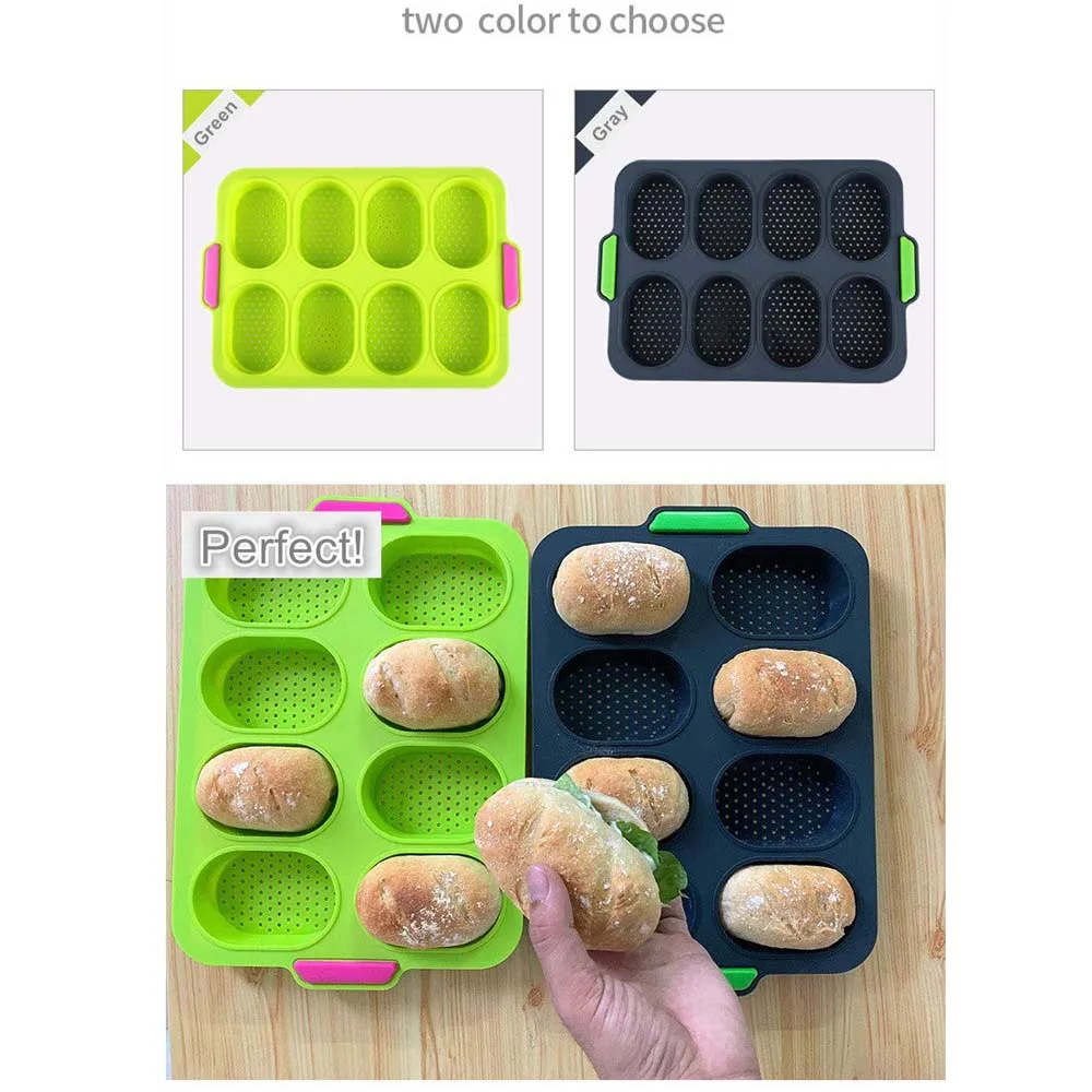 Силиконовая форма для торта прямоугольная перфорированная выпечки хлеба