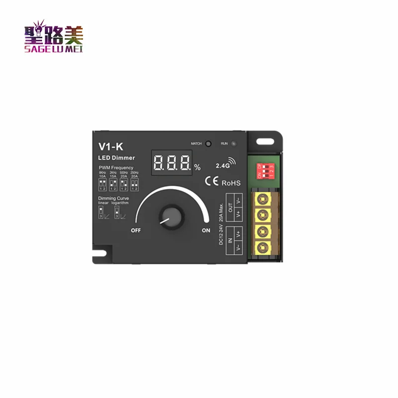 Регулятор яркосветодиодный для светодиодных лент постоянный ток 12 В 24 В|Диммеры|