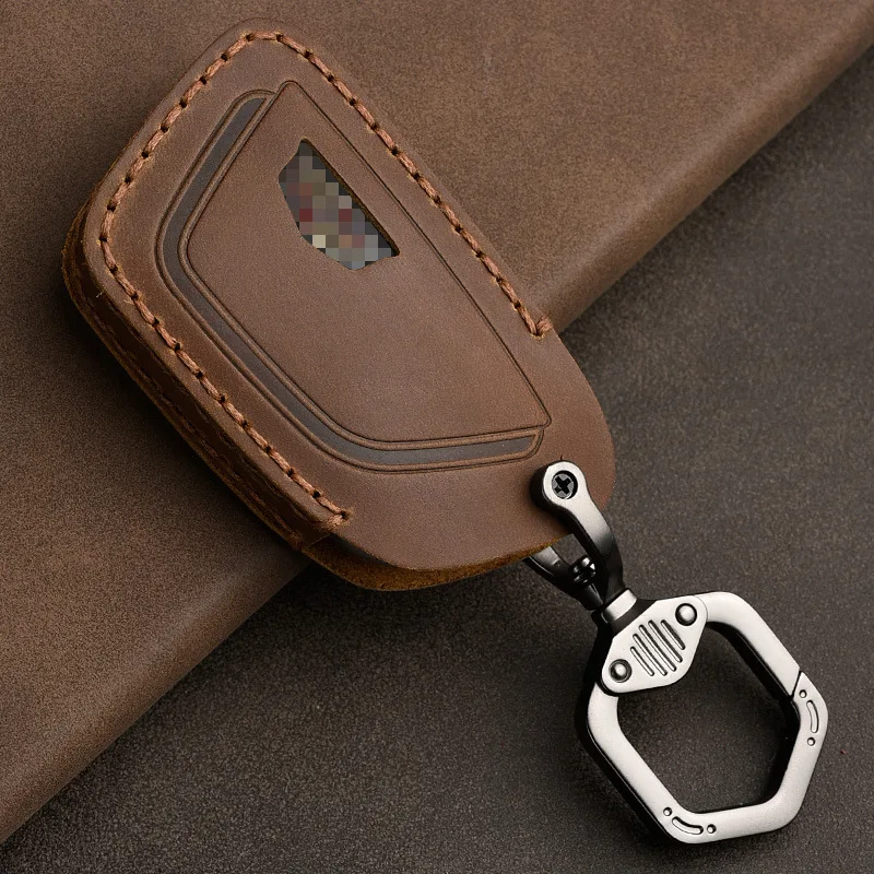 

Luxury Genuine Leather Cars Case Cover for Cadillac Ct4 2020 Ct5 Car Accessories Key Chain