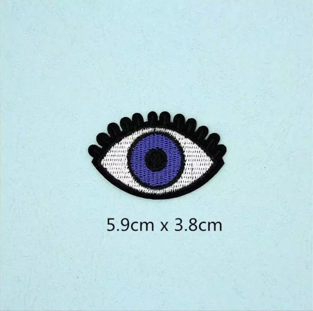 

10 шт./лот мини глаз пришивка нашивка для одежды DIY ремесла пальто свитер вышивка аппликация