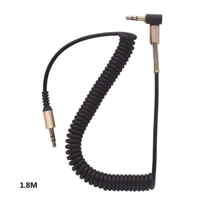 

3.5MM Audio Cable 3.5 Jack Male to Male AUX Cord Wire Stretchable Spring Cable for Car Phone Headphone Speaker Accessories