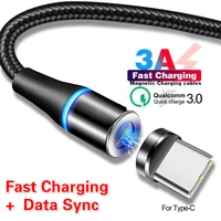 magntic usb c cable type c magnetic cable fast chargingdata sync magnet mobile phone cable for samsung huawei xiaomi oneplus 8