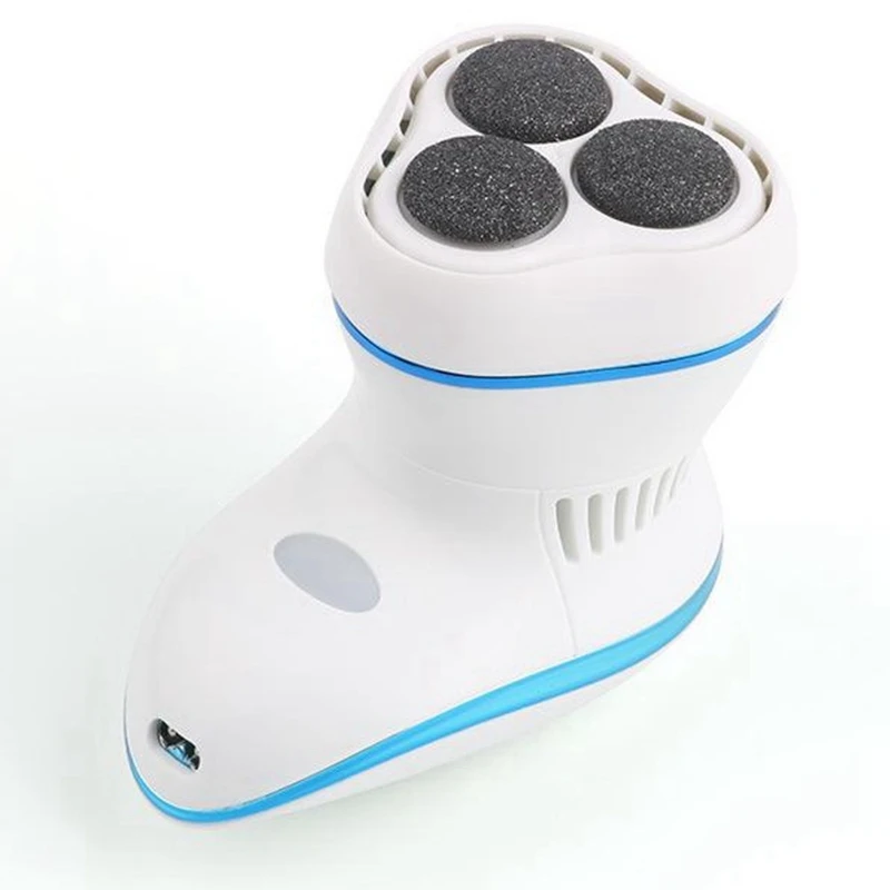 

Portable Callus Remover Foot Care Pedicure Tool Kit,Carry 3 Replacement Heads LED Lighting & USB Charging
