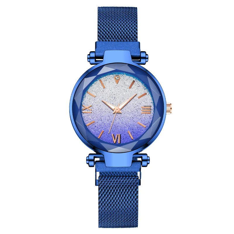 

Fashion Roman Digital Gradient Ladies Watch Women Gold Magnet Milano Quartz Watch Luxury Womens Wristwatches Zegarek Damski Gift