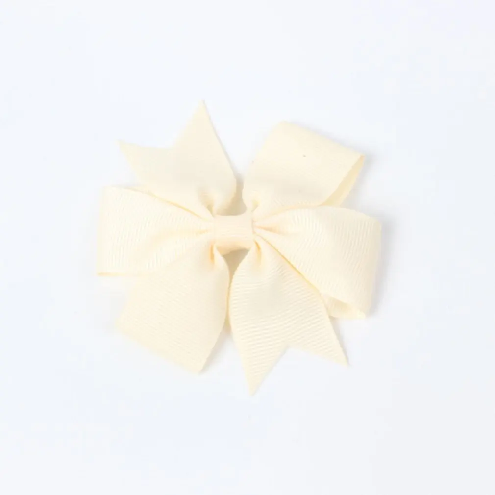 Детская заколка для волос головной убор ласточкин хвост ребристая лента бант