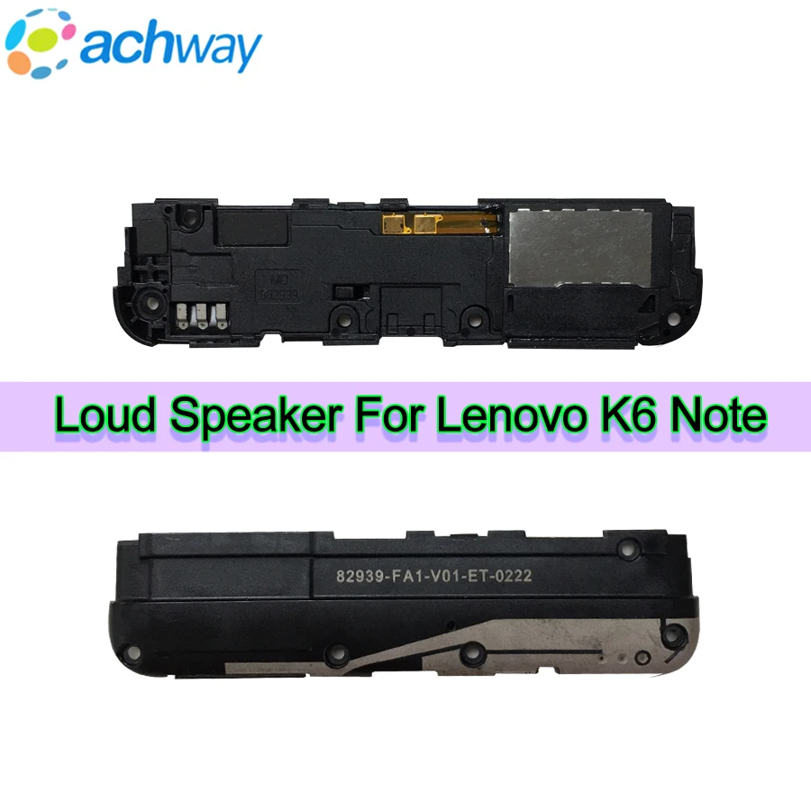 New Loud Specker For Lenovo K6 Note Buzzer Ringer Board Loudspeaker Flex Cable ring buzzer With Antenna Replacement Parts | Мобильные