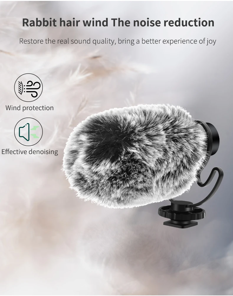 Ordro CM-100 внешний микрофон Портативный прямые трансляции для цифровой зеркальной