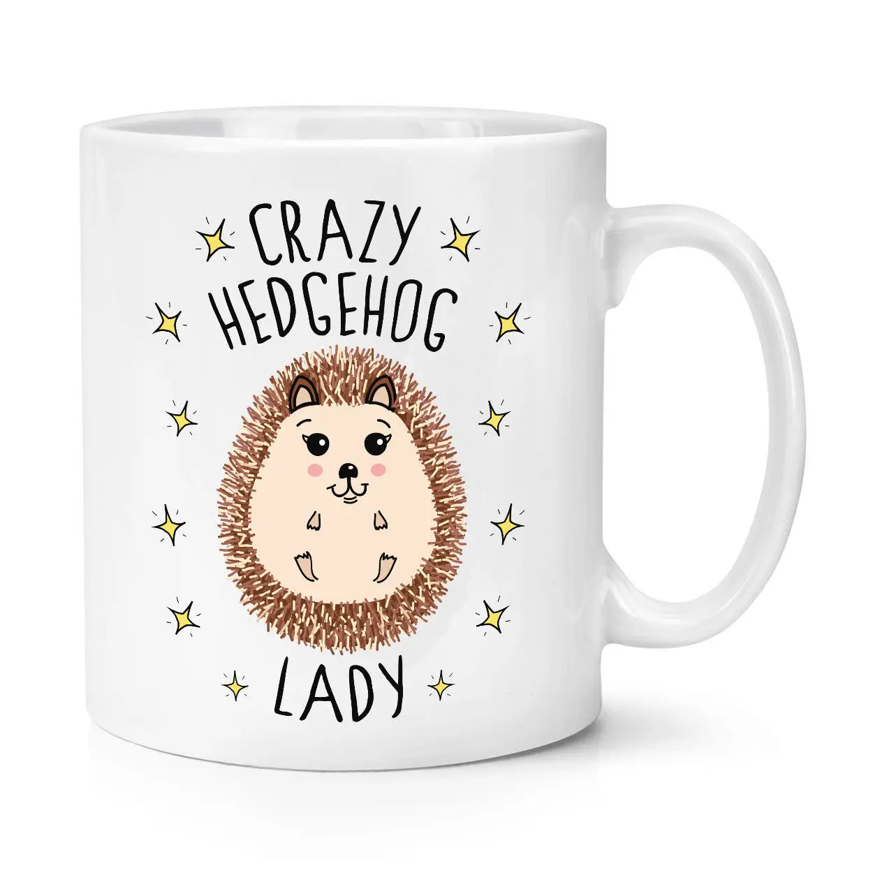 Кружка Crazy Hedgehog Lady Cup-забавная Милая | Дом и сад