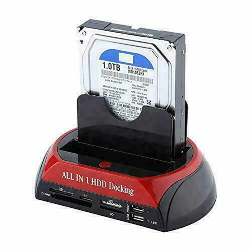 USB 2 0 для IDE/SATA жесткий диск Док-станция 5 дюйма 3 дюймовый двойной HDD док-станция