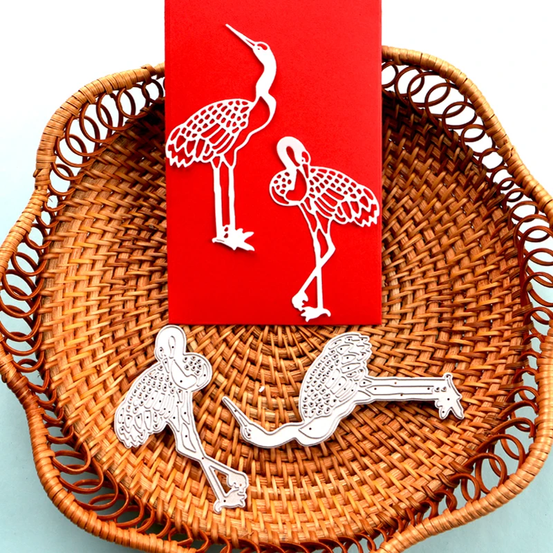 Металлические штампы duрождения китайские японские летающие журавли трафарет